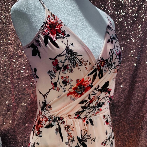 Floral Spaghetti Strap Print Dress - Picture 2 of 6